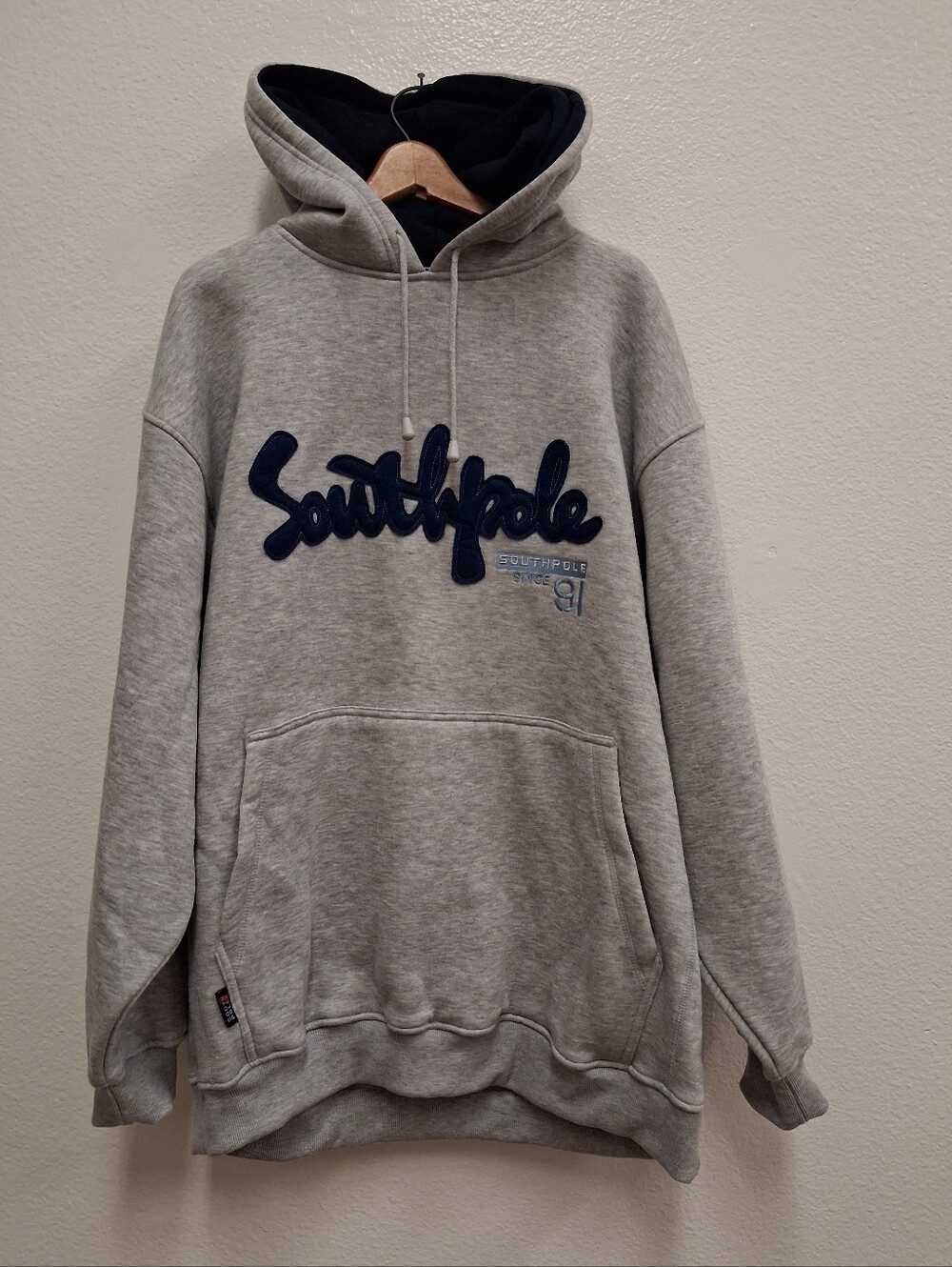 Vintage Y2K Southpole Hoodie Men’s XL Baggy Hip Hop Streetwear 2000s DEADSTOCK